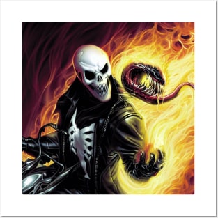 Ghost Rider Symbiote Posters and Art